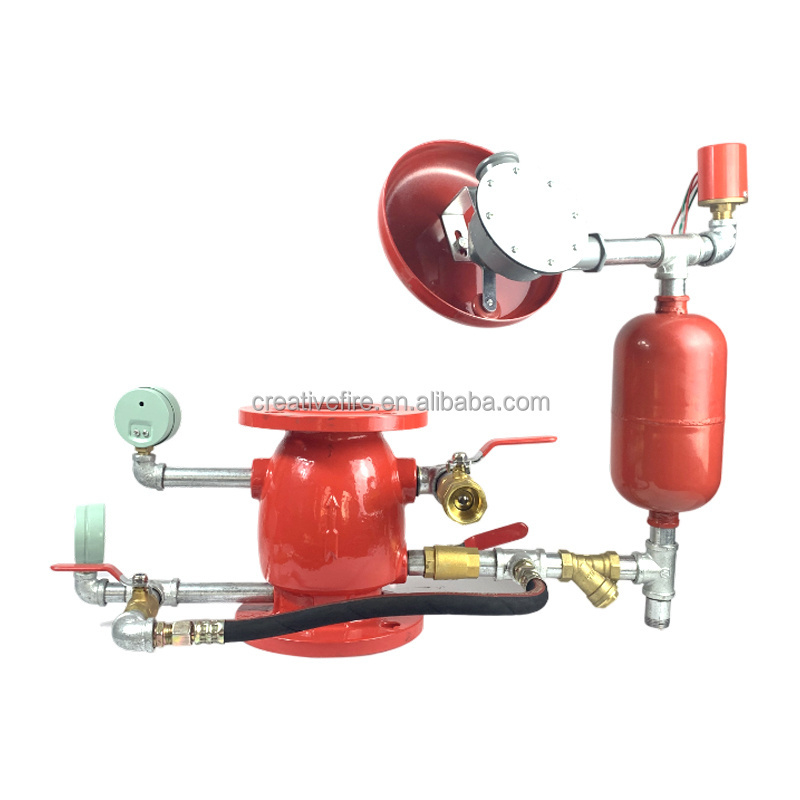 Customized Alarm Check Valve Fire Wet Type Fire Alarm Check Valve For Fire Sprinkler System