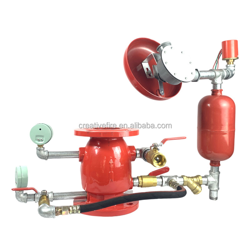 2023 Hot Sale Ductile Iron Fire Wet Alarm Check Valve for Fire Sprinkler System