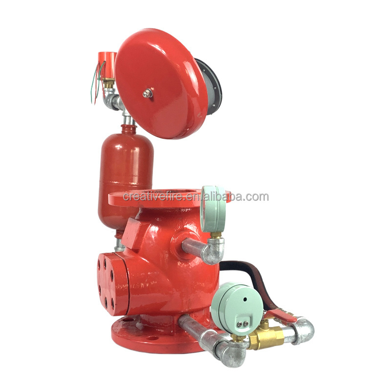 2023 Hot Sale  Cast Iron ZSFZ Wet Alarm Valve For Fire Safety Flange Type Wet Fire Alarm Check Valve System