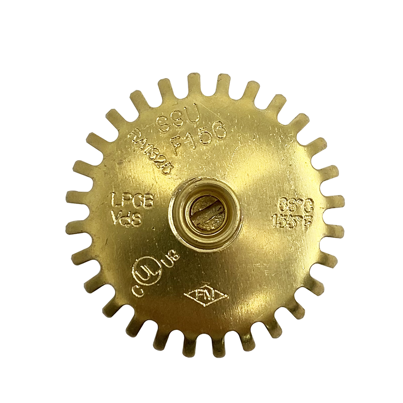 Customize logo high quality hot sale to 55g brass upright pendent fire sprinkler head guard quick response sprinkler