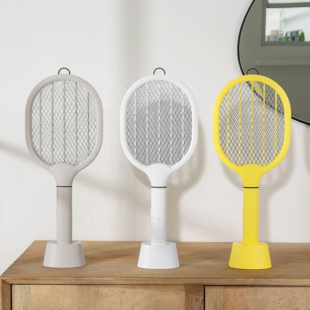 Rechargeable Fly Bug Zapper Killer Handheld Anti Mosquito Killing Bat Insect Racket Portable Electric Mosquito Repellent Swatter