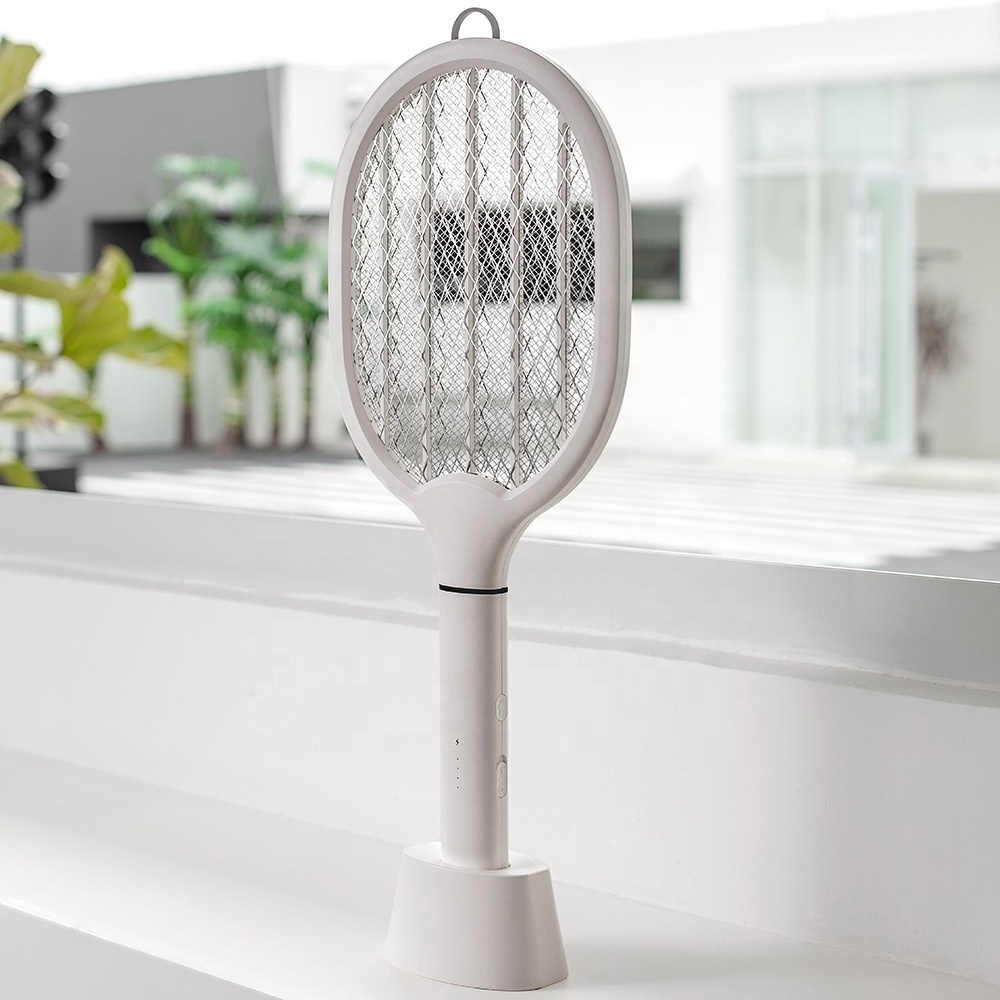 Handheld Electric Mosquito Bat Rechargeable Fly Swatter USB Charging Anti Mosquito Killing Repellent Indoor Mosquito Racket