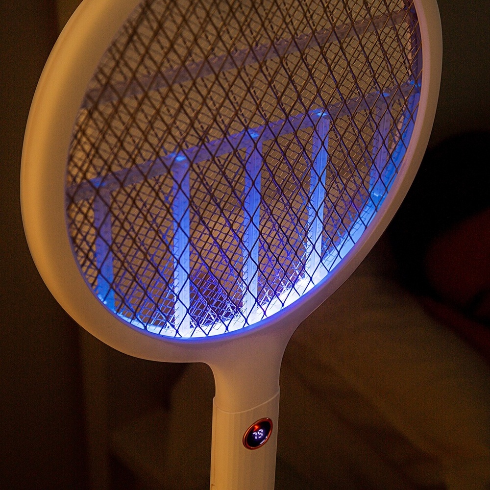 Electric Pest Control Mosquito Trap Lamp Rechargeable Bug Zapper Racket Fly Killer Bat Mosquito Repellent Killer Swatter Recquet