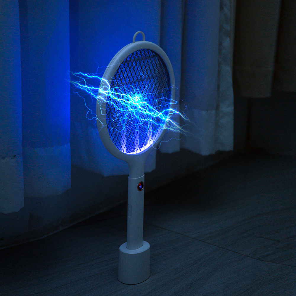 Electric Pest Control Mosquito Trap Lamp Rechargeable Bug Zapper Racket Fly Killer Bat Mosquito Repellent Killer Swatter Recquet