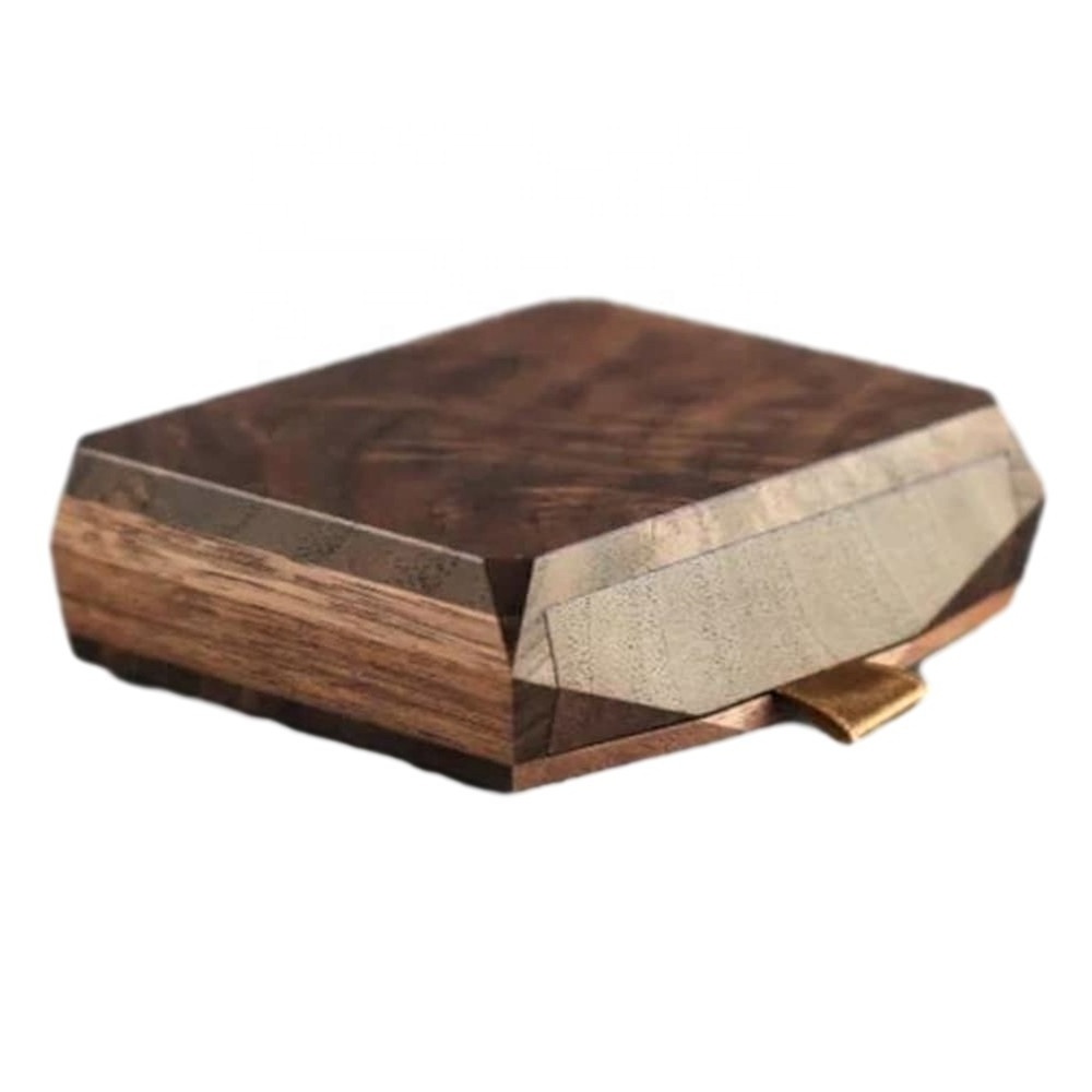 Wood Couple Rings Box Drawer for Engagement Wedding Ring Box