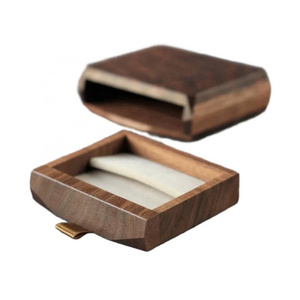 Wood Couple Rings Box Drawer for Engagement Wedding Ring Box