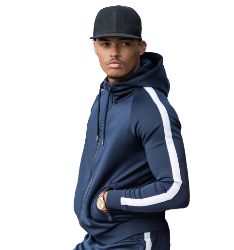 Men cotton polyester custom tech fleece tracksuit Sports Track Suits 100% Polyester Mens Sport Tracksuit