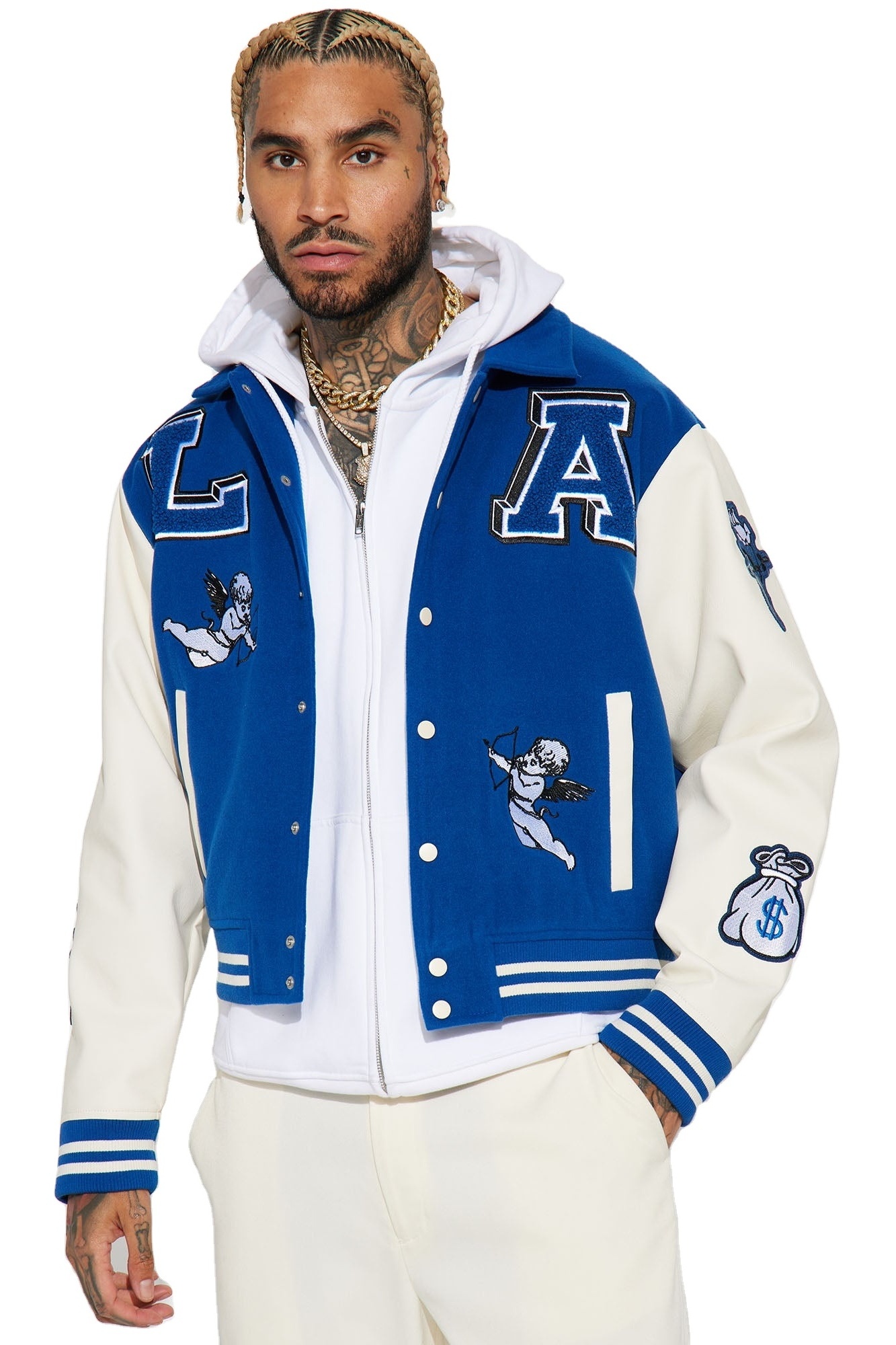 Plus Size Men's Varsity College Jackets Wholesale Blank Varsity Jackets Custom Logo Plain Letterman Varsity Jacket For Men 2023