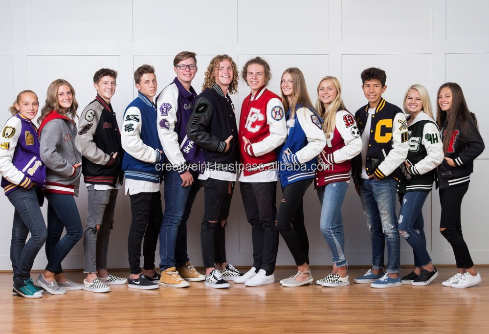 Plus Size Men's Varsity College Jackets Wholesale Blank Varsity Jackets Custom Logo Plain Letterman Varsity Jacket For Men 2023