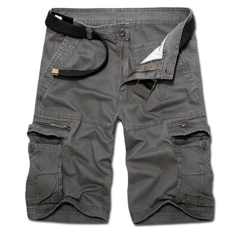 2024 Cargo Shorts Summer Casual Pocket Fitness Joggers Shorts Fashion Men Plus Size 3XL Trousers Sweatpants Short Clothes