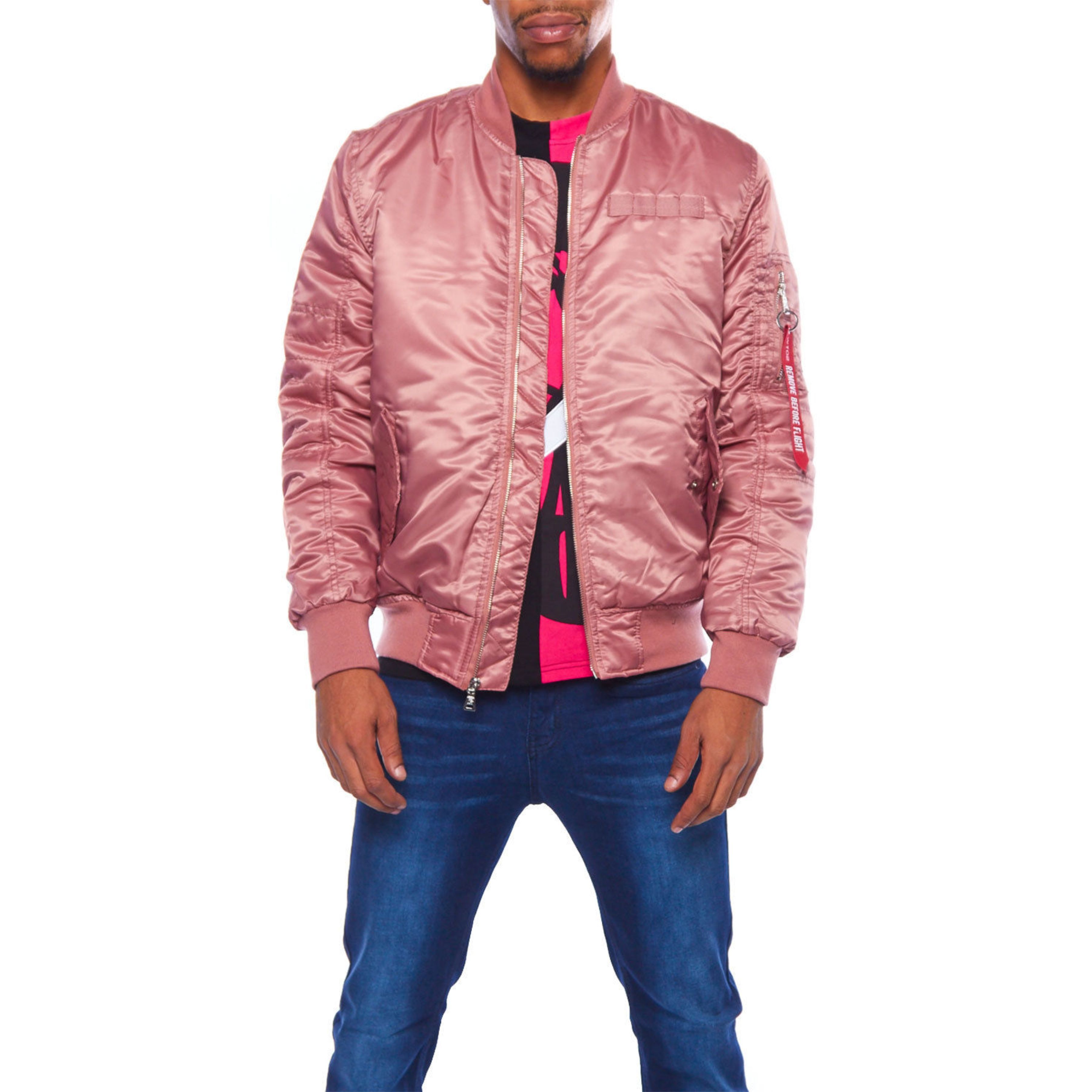 wholesale custom blank high quality red color satin jacket private label flight mens bomber jacket 2023 24