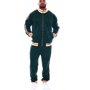 Custom Made  Sweat Suits Mens 2 Piece Track Suit Sublimation Tracksuit Vintage Acid Washed Tracksuit