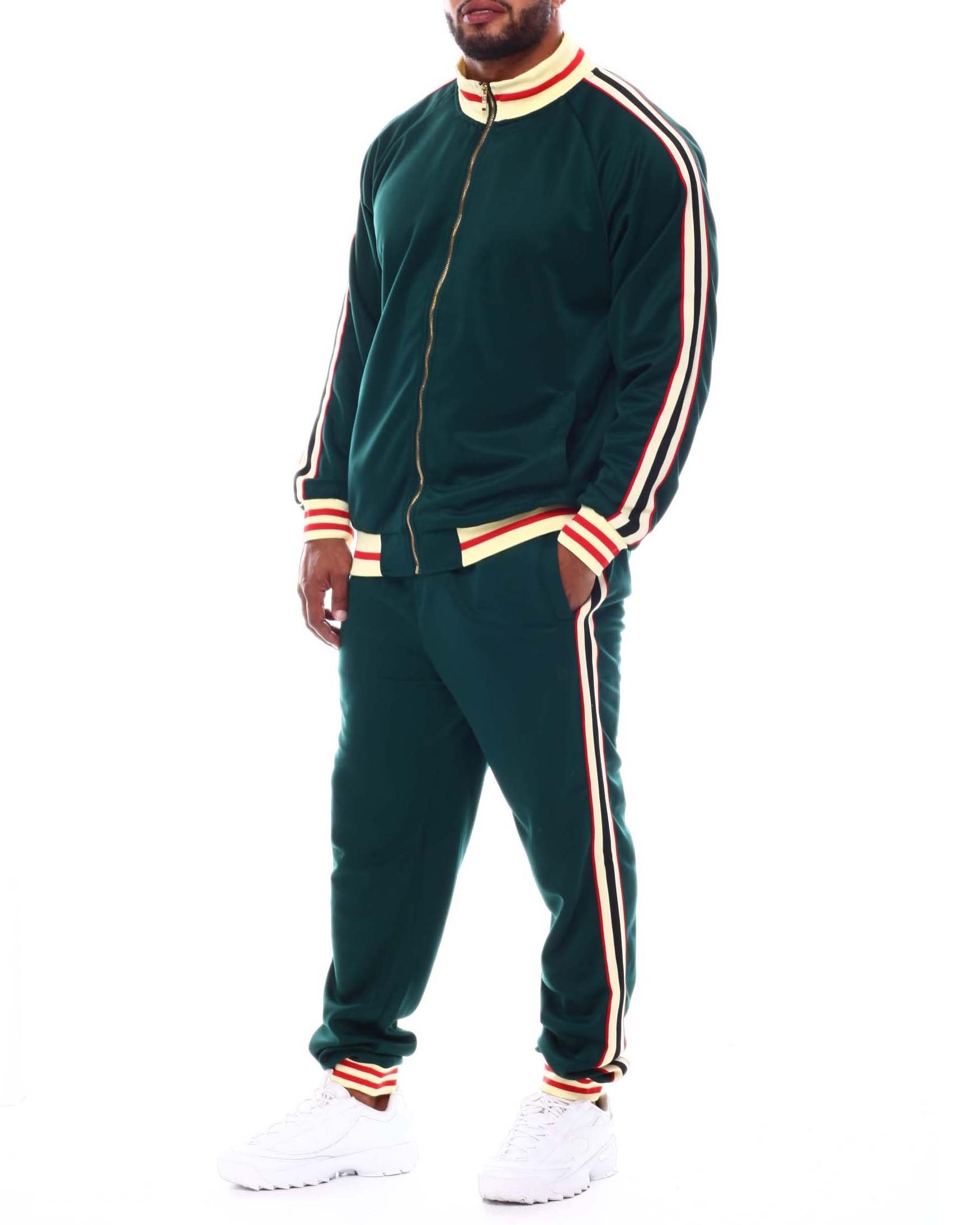 Custom Made  Sweat Suits Mens 2 Piece Track Suit Sublimation Tracksuit Vintage Acid Washed Tracksuit