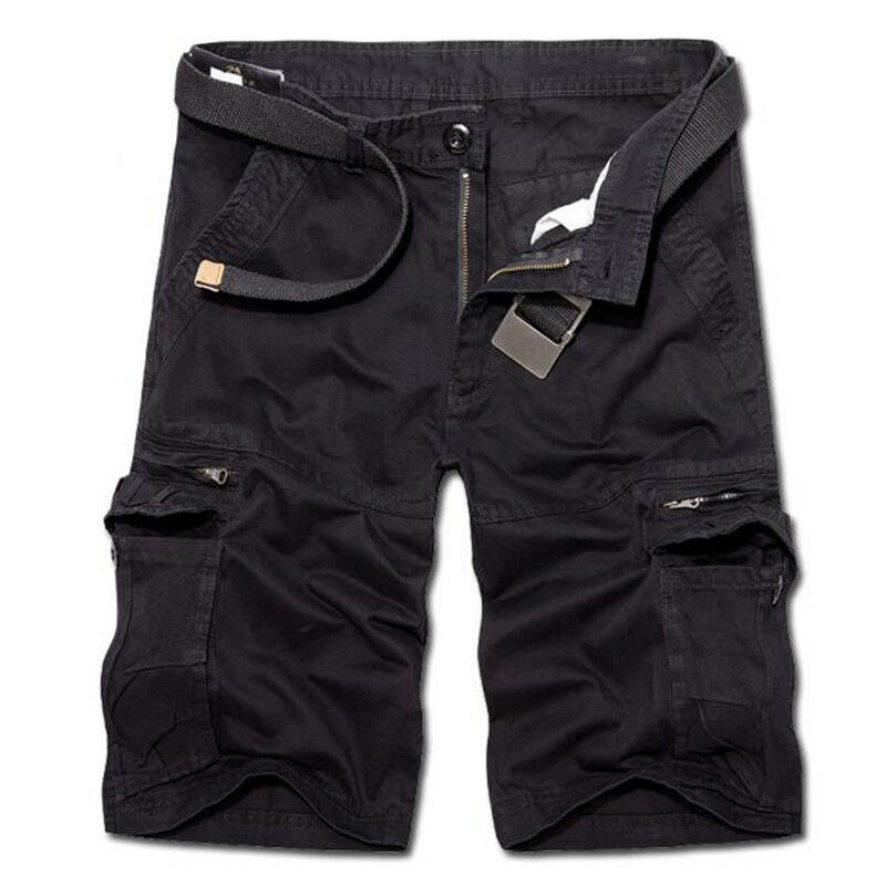 2024 Cargo Shorts Summer Casual Pocket Fitness Joggers Shorts Fashion Men Plus Size 3XL Trousers Sweatpants Short Clothes