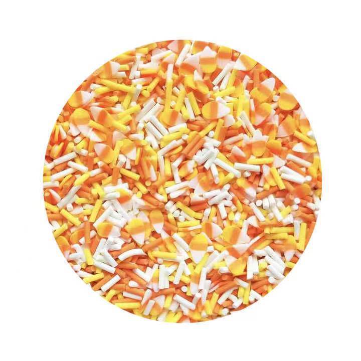 Halloween Candy Corn Slice Polymer Clay Sprinkles For DIY Resin Shaker Jewelry Stuff Slime Filling Phone Nail Art Decorations