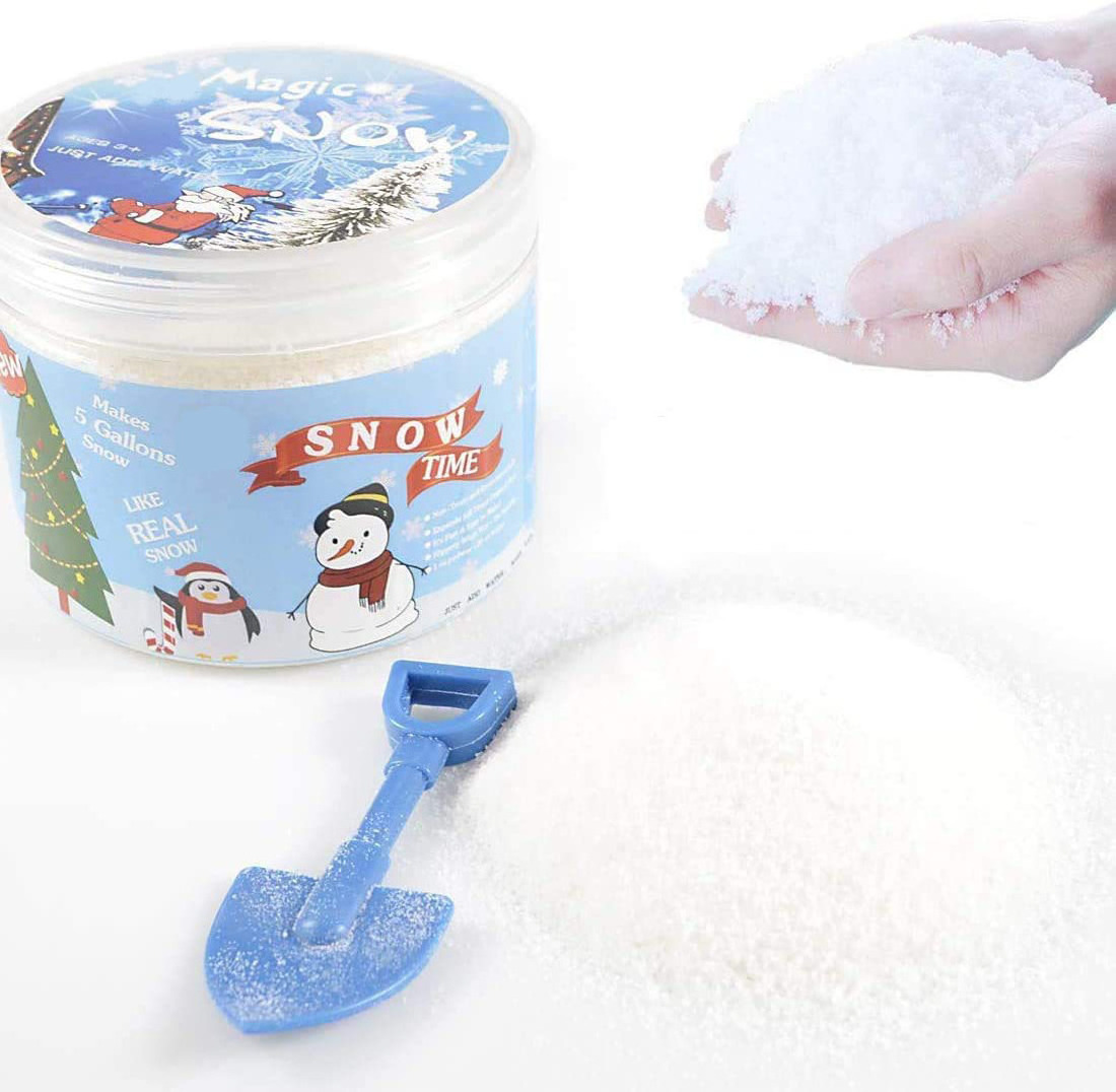 Perfect Kraft Instant Snow Powder Perfect for Winter Decoration Holiday Crafts and Great for Cloud Slime