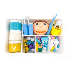 Perfect Kraft Pretend Play Dentist Medical Kit Modeling Clay Craft Kit Kids Doctor Play Set Dentist Kit Sensory Bin for Kids