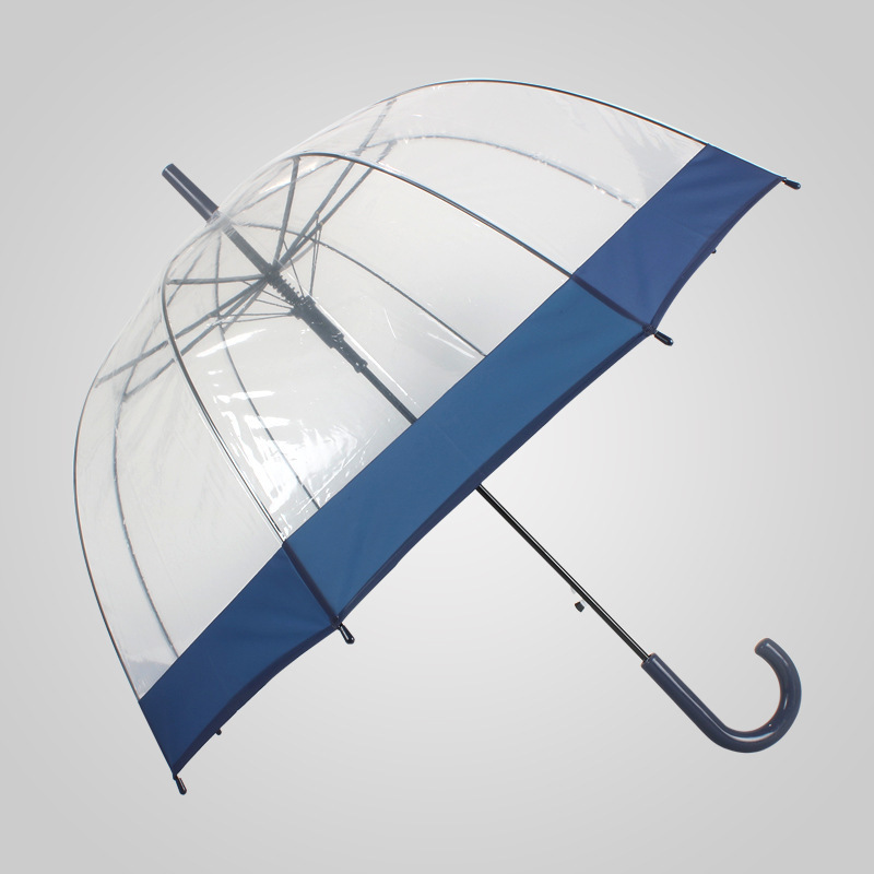 Promotional 23 Inch 8 Panels Umbrella Transparent Clear Dome Umbrella