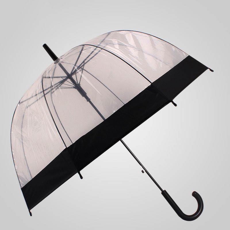 Promotional 23 Inch 8 Panels Umbrella Transparent Clear Dome Umbrella