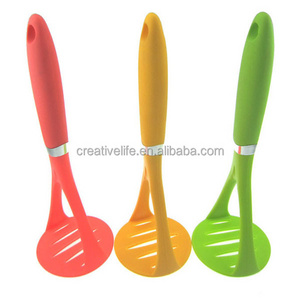 Heat Resistant Potato Veggie Masher with Silicone Handle Kitchen Utensils Mash