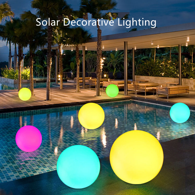 Fabulous Glowing LED Floating Balls for Pool Sides