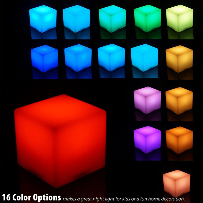 LED Color Change Cube Ball Garden Lights Outdoor Street Magic Ball Floating Pool Led Light Home Disco