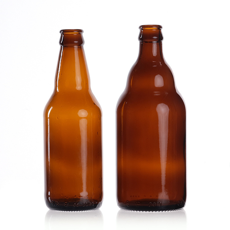 wholesale empty beer bottles 250ml 330ml 500ml 650ml 1 liter brown amber green cobalt blue glass beer beverage bottle