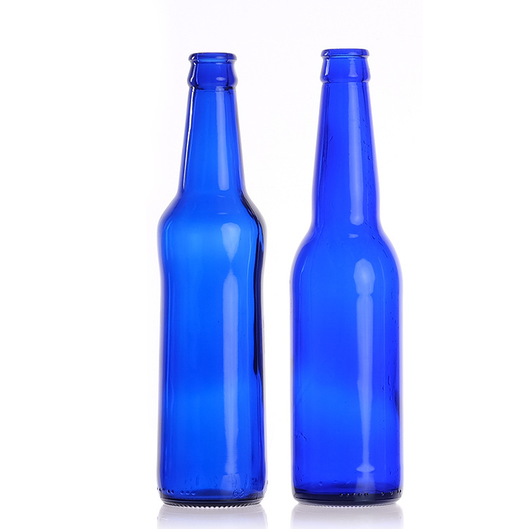 wholesale empty beer bottles 250ml 330ml 500ml 650ml 1 liter brown amber green cobalt blue glass beer beverage bottle