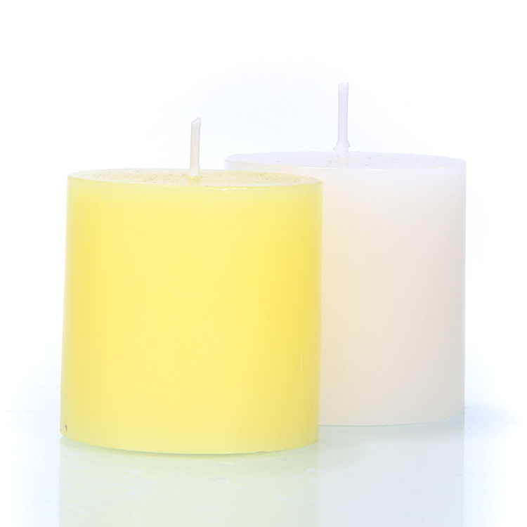 Paraffin Wax Candles Clear Glass 7 Day Candles