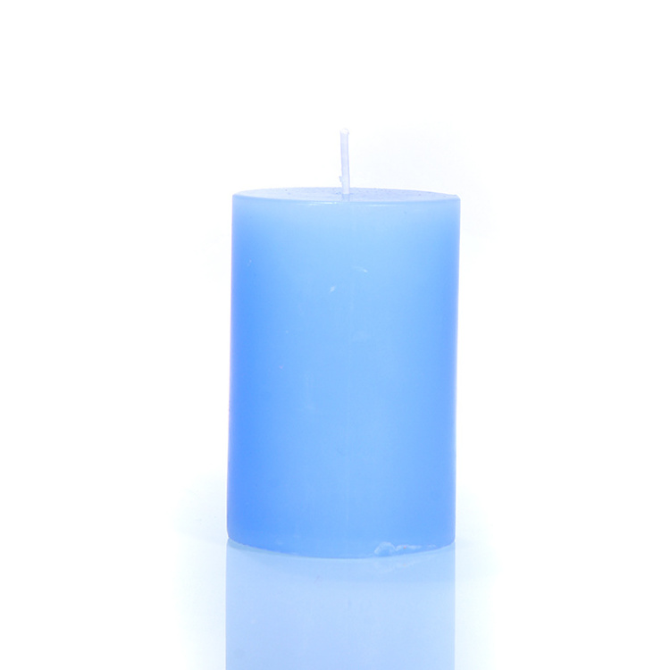 White paraffin wax candle stick candle