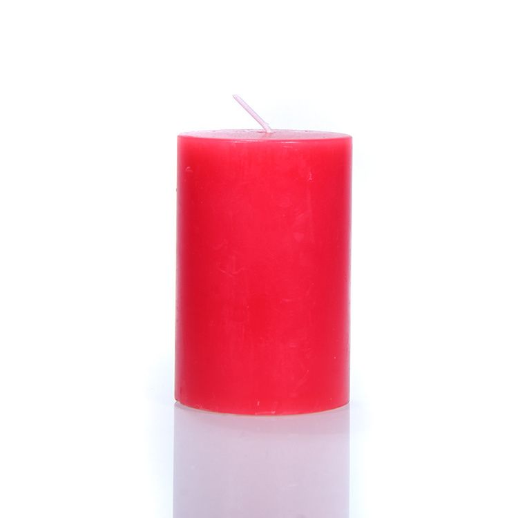 White paraffin wax candle stick candle