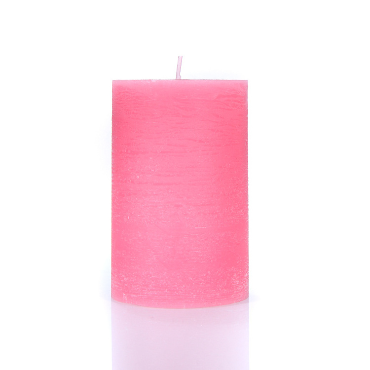 Wholesale Factory Low MOQ and Price High Quality Natural paraffin Wax Pillar Candle