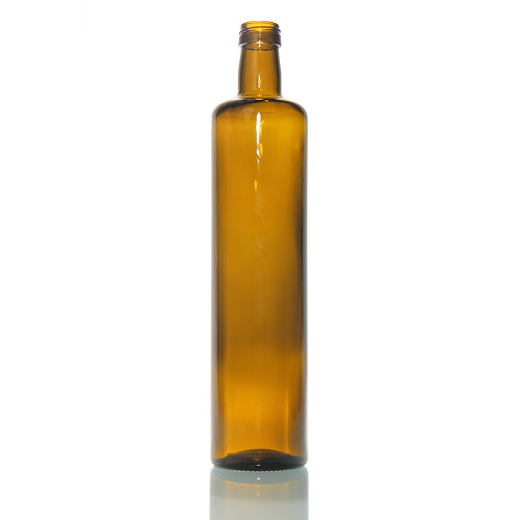 100ml 250ml 500ml 750ml 1000ml Glass Amber Olive Oil Bottles Round and Square Shape Cooking Oil Bottles Wholesale