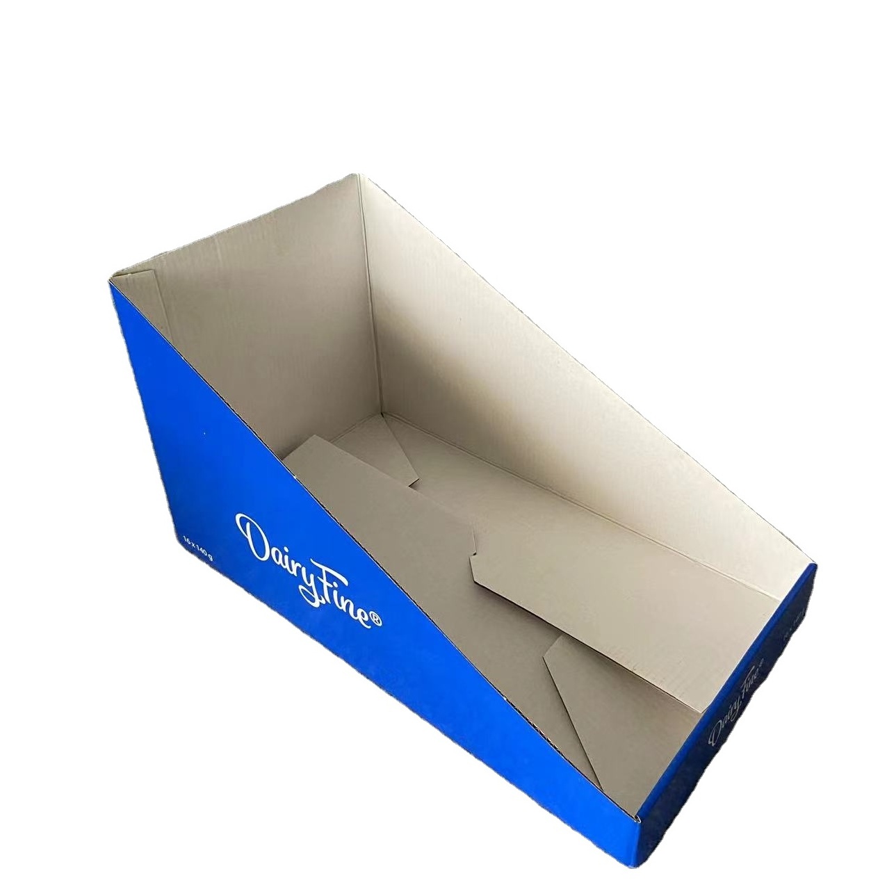 Snack Cardboard Shelf Ready Packaging Box Tear Away Pdq Tray Counter Top Corrugated Perforated PDQ Display Box For Supermarket