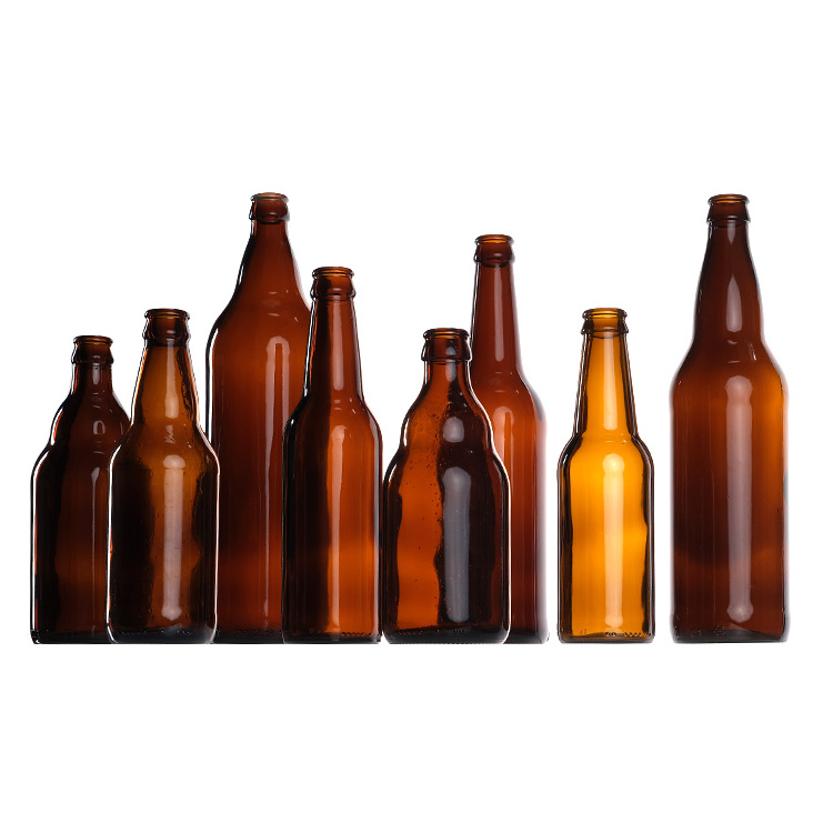 Amber Glass Swing Top Beer 500ml 16 Oz Glass Bottles With Flip Top Airtight Lid