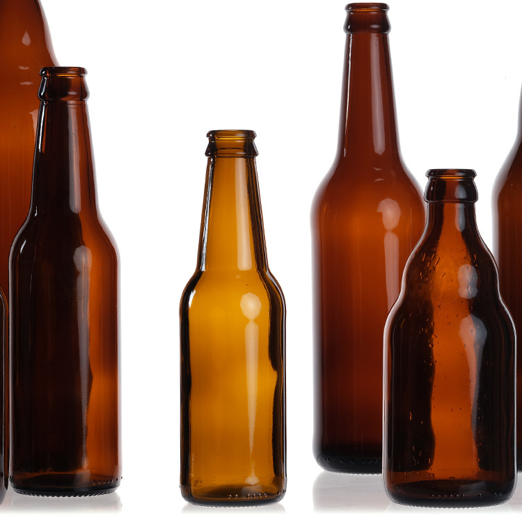 Amber Glass Swing Top Beer 500ml 16 Oz Glass Bottles With Flip Top Airtight Lid