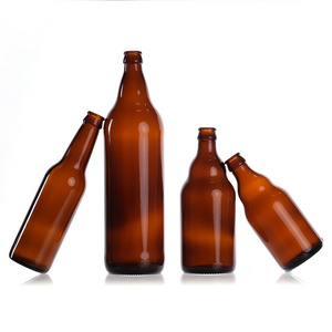 Amber Glass Swing Top Beer 500ml 16 Oz Glass Bottles With Flip Top Airtight Lid