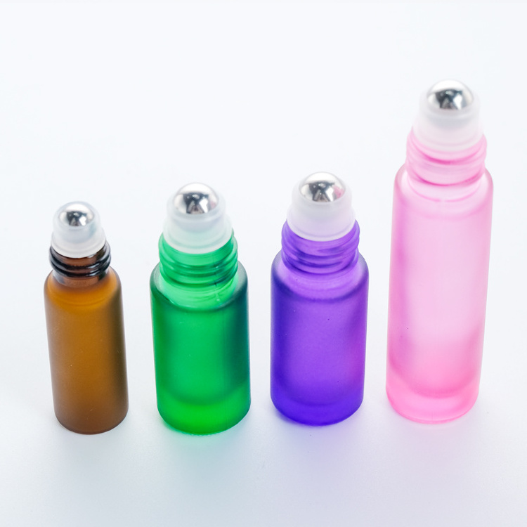 5ml 10ml Crystal Empty Deodorant Essential Oil Roll On Glass Perfume Roller Bottle With Ball