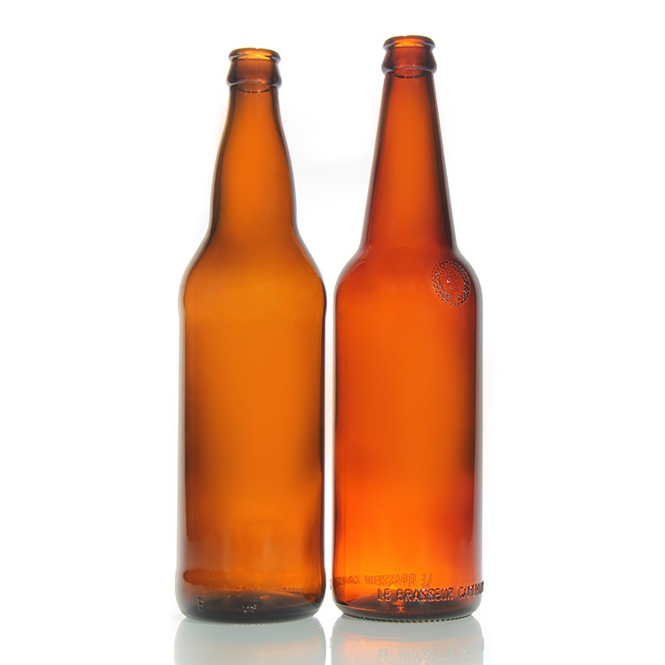 Manufacturer Beer Bottle Packaging Soda Beverage Clear Glass Beer Bottle With Pulling Cap