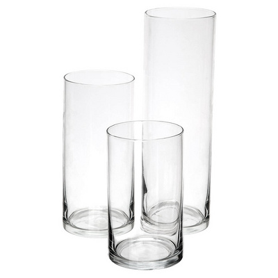 Ins Modern Glass Vase Irised Crystal Clear Glass Vase for Home Office Wedding Decor