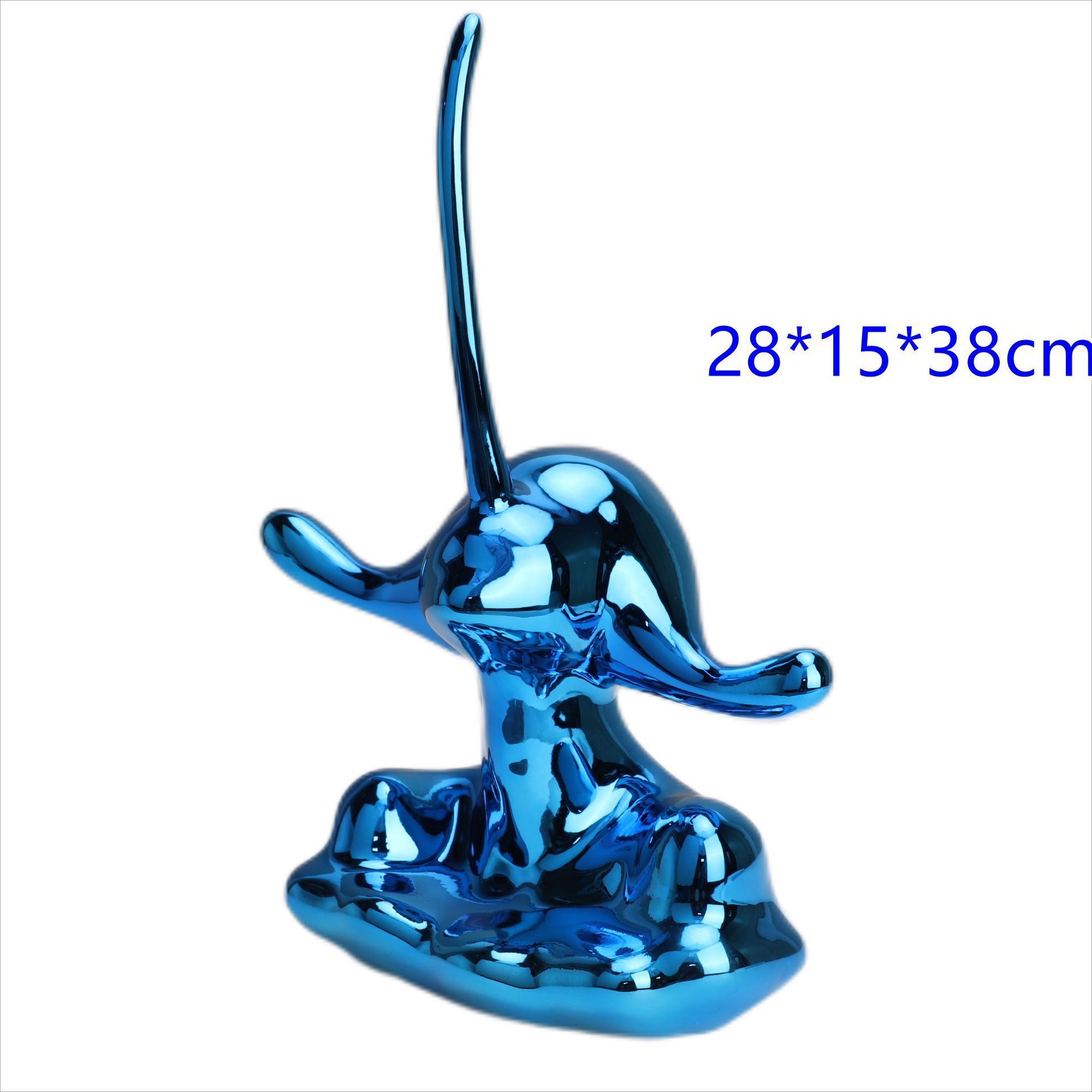 Home Accessories Decor Pieces blue long nose liar Pinocchio abstract Ornaments resin crafts statue