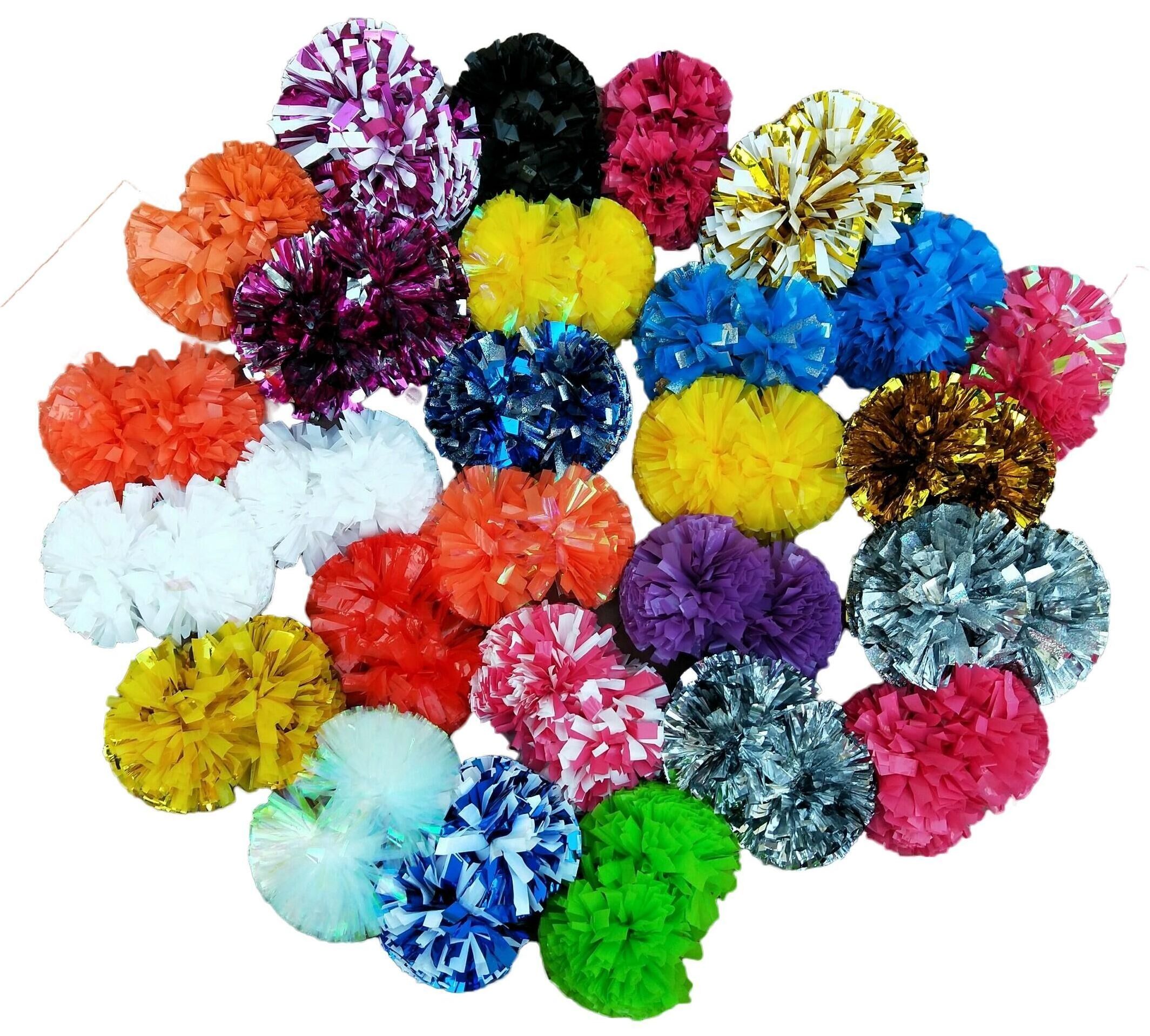 Custom cheerleading pom poms for cheerleaders