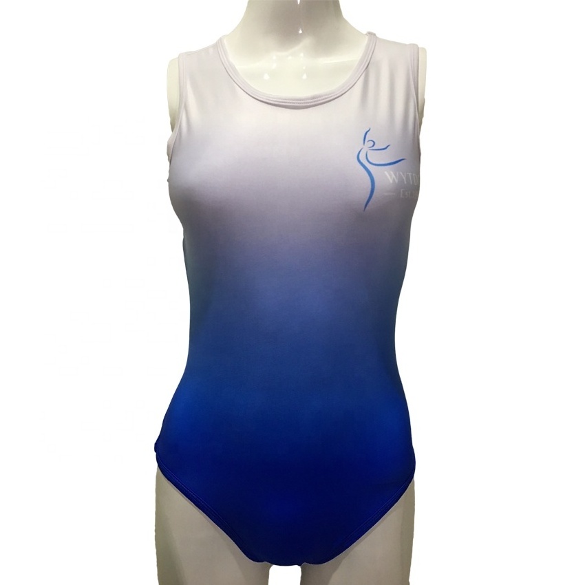 Sublimation custom design cheer leotards custom leotard logo dancewear leotard