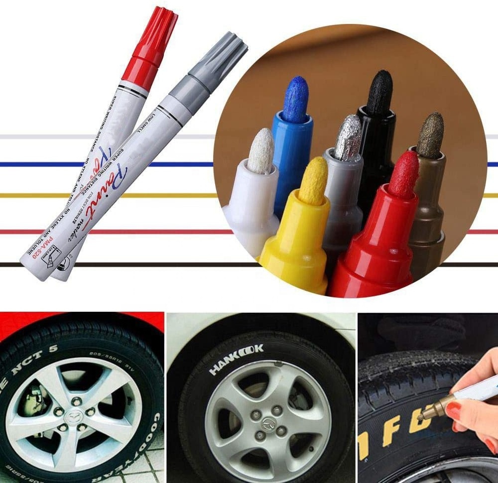 Stationery Marker Oil Based Marker Permanent Paint Markers Pens for Tire Metal Painting