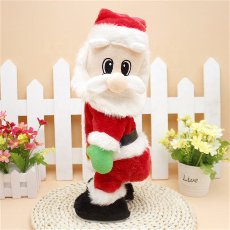 Christmas New Gift  Electric Musical  Decorative dancing Santa Toy Doll