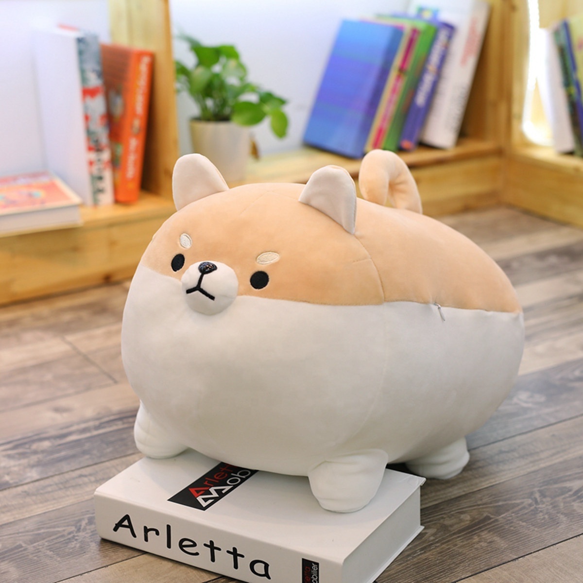 creative lovely cute dog genshin impact gorou shiba inu doll corgi shiba inu dog plush pillow