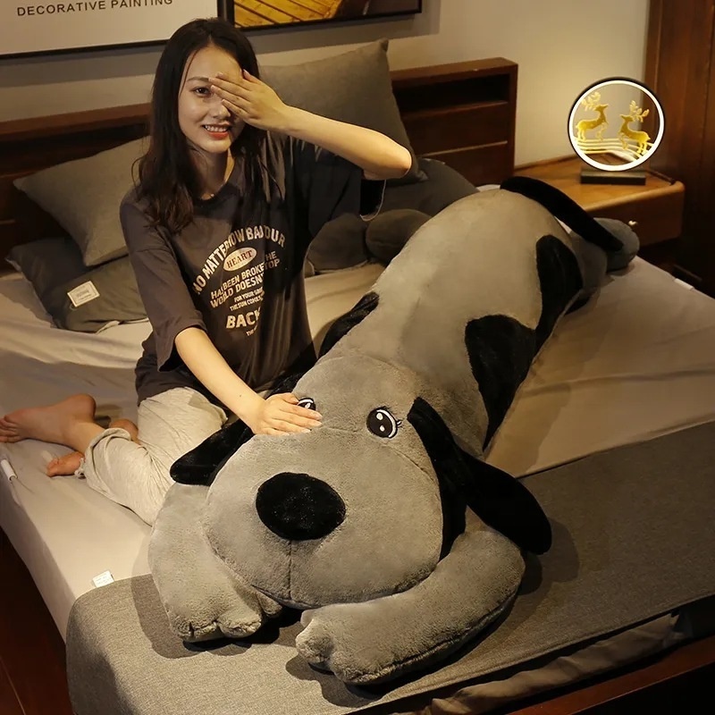 fluffy large size long ears plush stuffed animal toys plush dog toy