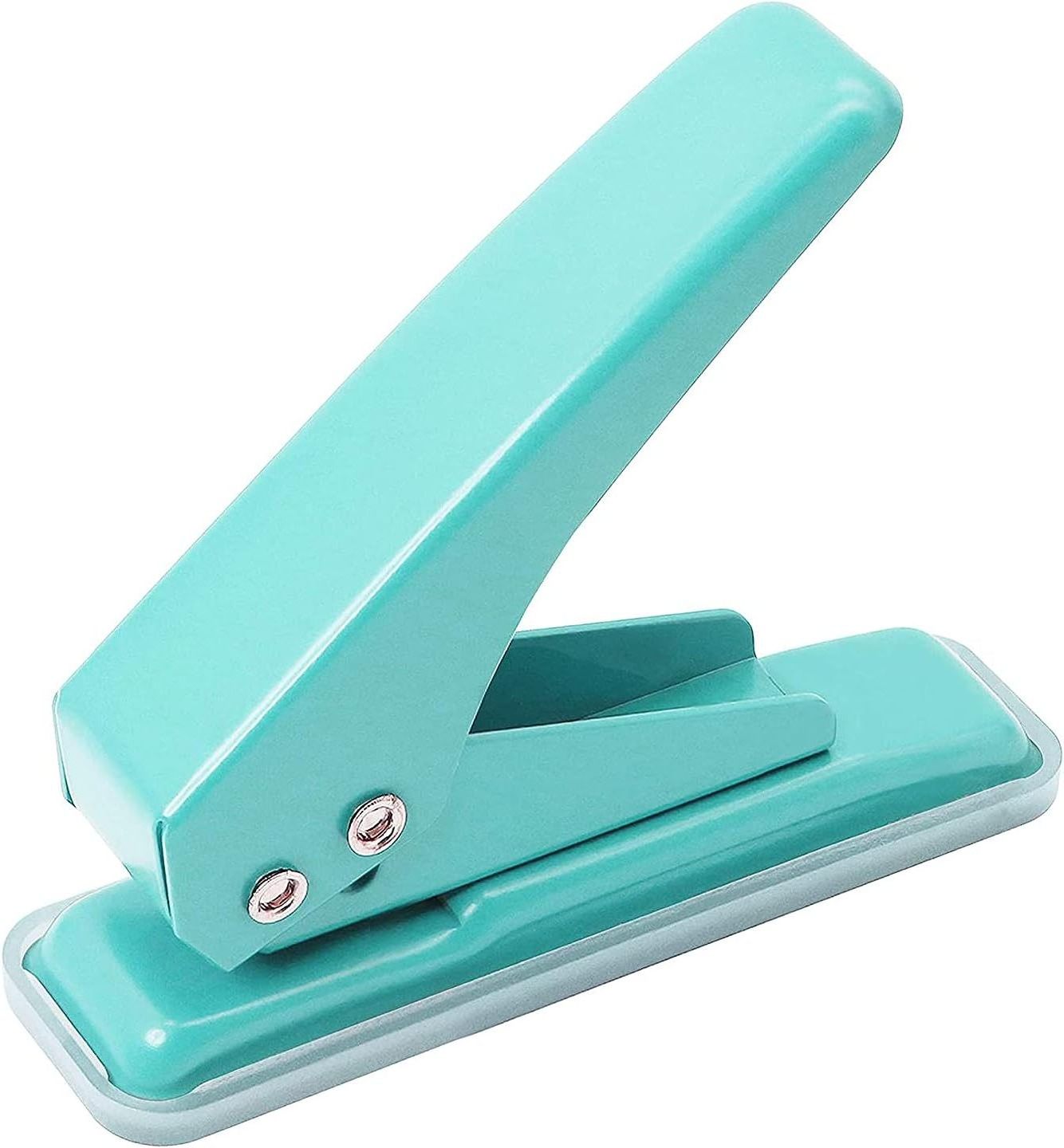 Hot Sales Single Handheld Paper Puncher Letter Punchers 20 Sheet Hole Punch Capacity with Skid-Resistant Base