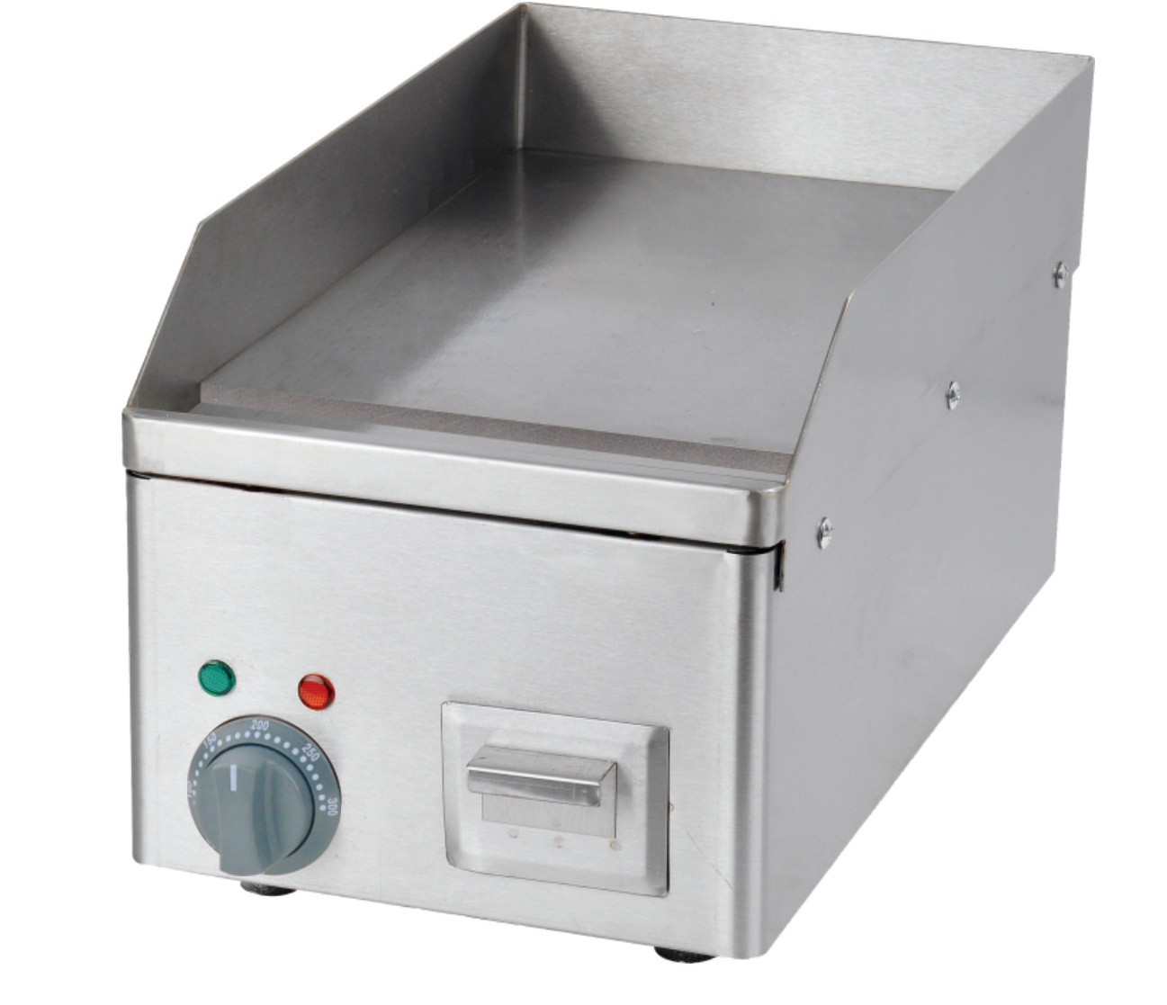 Electric stainless steel hamburger griddle