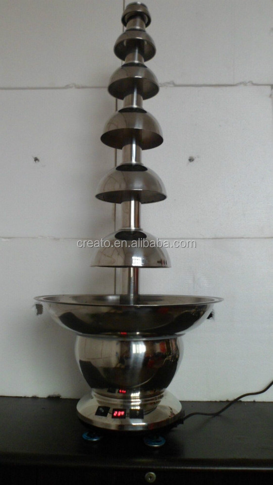 large chocolate fountain China 5 tiers commercial chocolate fountain for sale